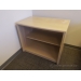 Blonde Washed Oak U / C Suite Desk w/ Bullet Runoff, Storage